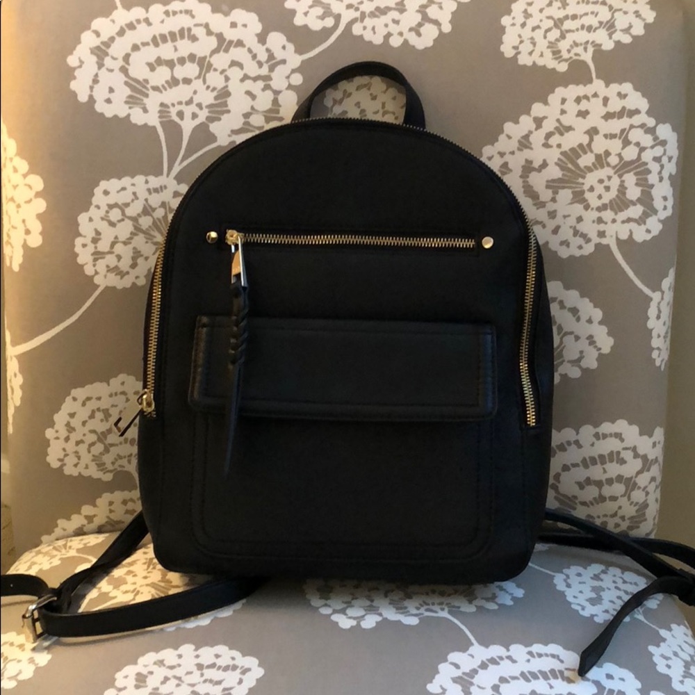 Black Backpack Purse